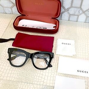 Brand New Gucci GG1082O Black 50/21/145 Women’s Eyewear Frame 100% Authentic